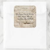 THE WALL差出人住所 スクエアシール (バッグ)