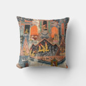 The Wall Paintings of Vat Pa Huak クッション (正面)