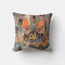 The Wall Paintings of Vat Pa Huak クッション