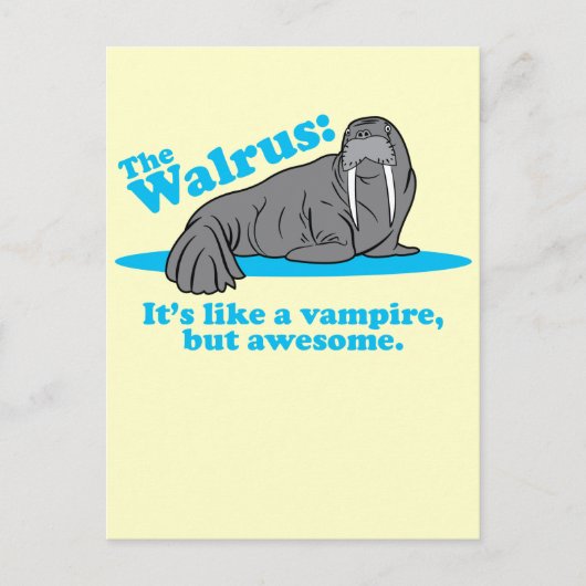 The Walrus Vampire ポストカード (正面)