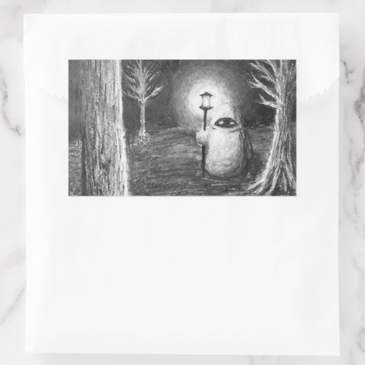 The Wanderer 長方形シール (バッグ)