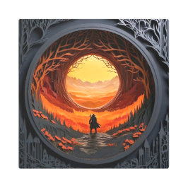 "The Wanderer's Path" メタルプリント