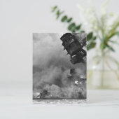 the_Warイメージの後で燃えるUSSアリゾナ ポストカード (スタンド正面)