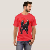 The Warningは最も人気のあるロックバンドの友達 Tシャツ (正面フル)