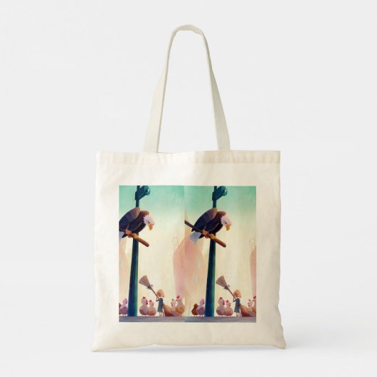 The Watcher On The Wire トートバッグ (裏面)