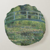 The Water-Lily Pond, Landscape Oil Painting, Monet ラウンドクッション (裏面)