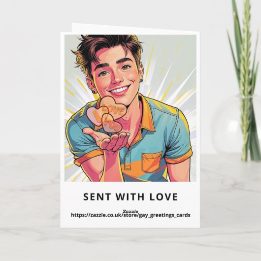 The Water Sprite Fine Art Greetings Card カード (裏面)