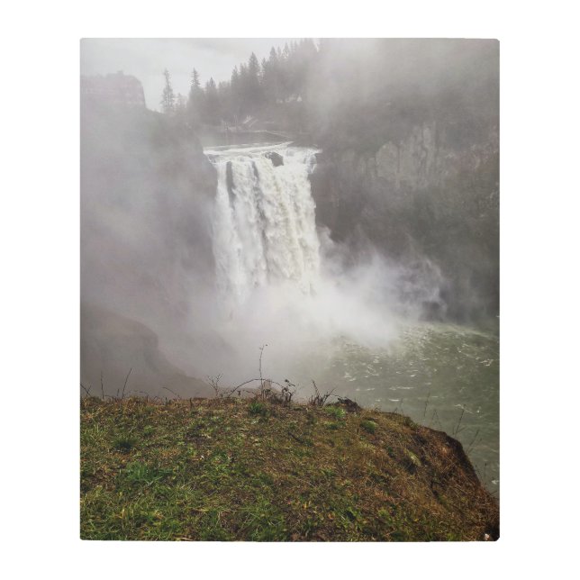 The Waterfall Metal Wall Art メタルプリント (正面)