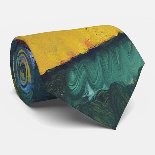 The Waterfall - Wassily Kandinsky ネクタイ (ロール)