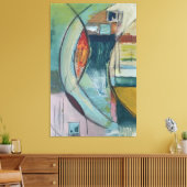 The "Waterfalls" キャンバスプリント (インサイチュ (リビング))