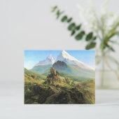 The Watzmann、Caspar David 素晴らし Friedrichによるアート ポストカード (スタンド正面)