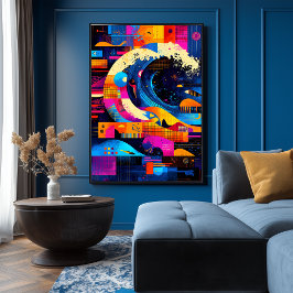 The Wave素晴らしは抽象化で再解釈 ポスター