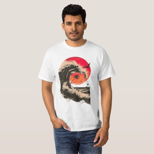 The Wave - ヴィンテージ Tシャツ (正面フル)