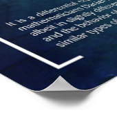 The Wave Equation - Math Poster ポスター (角)