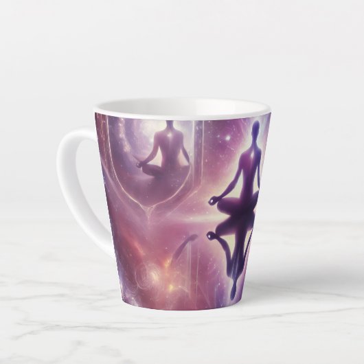 The Wave of Reflection カフェラテマグ (左アングル)