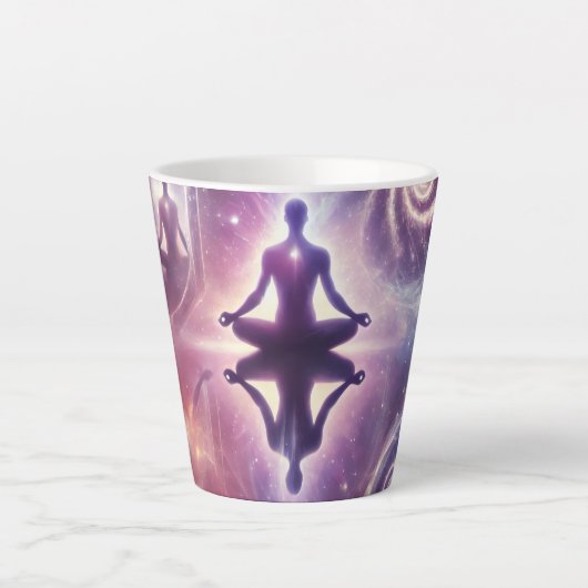 The Wave of Reflection カフェラテマグ (正面)