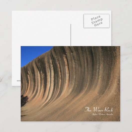 The Wave Rock, Hyden，オーストラリア – はがき (正面/裏面)