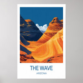 The Wave Travel Poster, Arizona ポスター