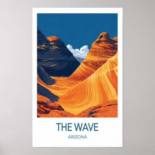 The Wave Travel Poster, Arizona ポスター (正面)