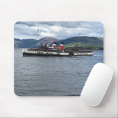 The Waverley Paddle Steamer off Scotland マウスパッド (マウス)
