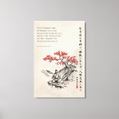 The Way of Karate - Wisdom of Gichin Funakoshi キャンバスプリント (正面)