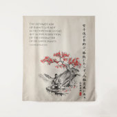 The Way of Karate - Wisdom of Gichin Funakoshi タペストリー (正面)