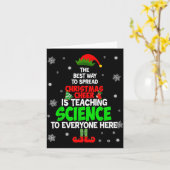 The Way To Spread Christmas Cheer Is Teaching Scie カード (黄色い花)