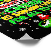 The Way To Spread Christmas Elf Xmas Boys Mens Kid ポスター (角)