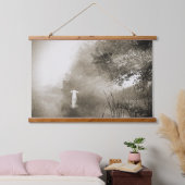 THE WAY Wood Topped Wall Tapestry 吊り下げ型タペストリー (寝室)