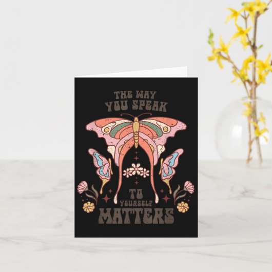 The Way You Speak To Yourself S  カード (黄色い花)