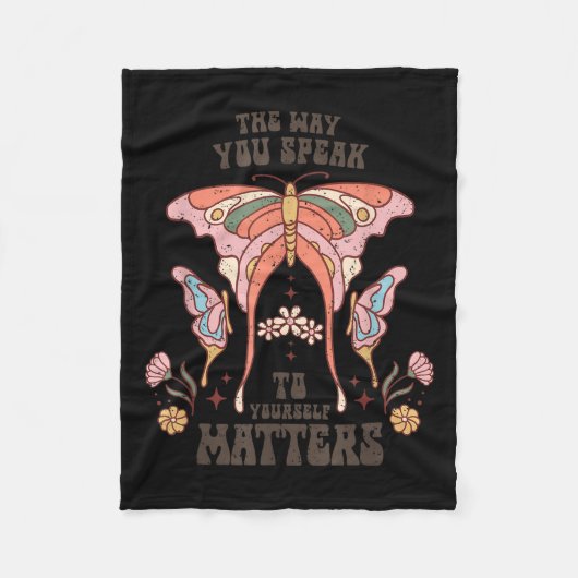 The Way You Speak To Yourself S フリースブランケット (正面)