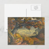 The Weald of Kent, c.1827-28 (pap上のGouacheとW/c ポストカード (正面/裏面)