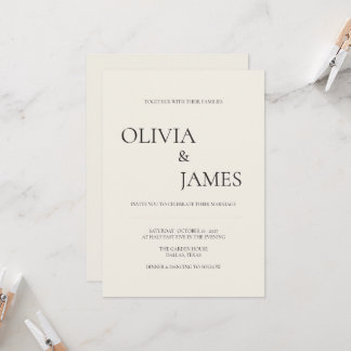 The Wedding Editによるオーガニックな招待状セット