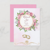 The Wedding Invitation (正面/裏面)