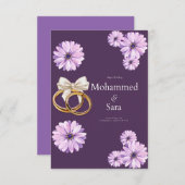 The Wedding Invitation  (正面/裏面)