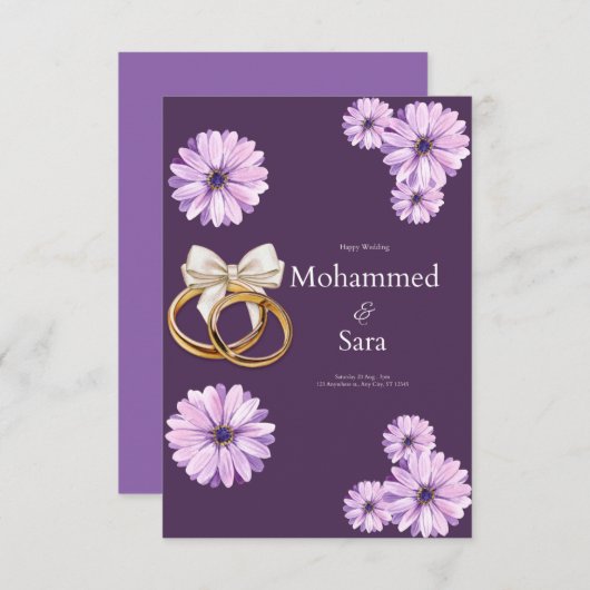 The Wedding Invitation  (正面/裏面)