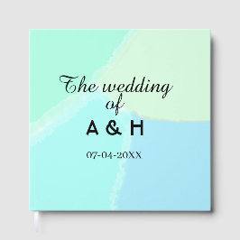 The wedding of add couple name initial letter date ゲストブック