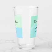 The wedding of add couple name initial letter date タンブラーグラス (左)