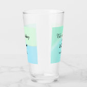 The wedding of add couple name initial letter date タンブラーグラス (右)