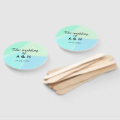 The wedding of add couple name initial letter date ハンドファン (組立なし)