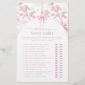 The wedding shoe game Toile French bridal game (正面)
