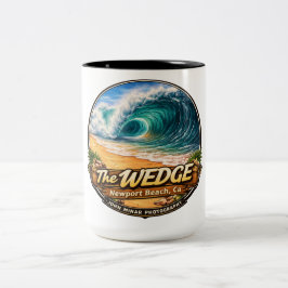 The Wedge コーヒーマグ - John Minar Photography ツートーンマグカップ