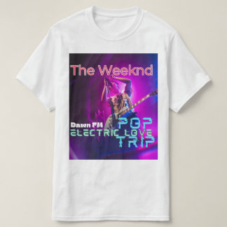 The WeekndロゴのスタイリッシュTシャツ - ファン必見 Tシャツ