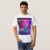 The Weeknd Logo Inspired Stylish T-Shirt for Fans Tシャツ (正面フル)