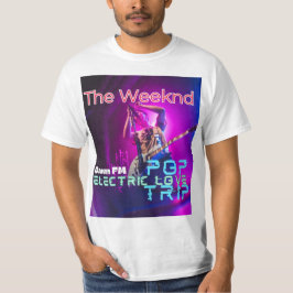 The Weeknd Logo Inspired Stylish T-Shirt for Fans Tシャツ
