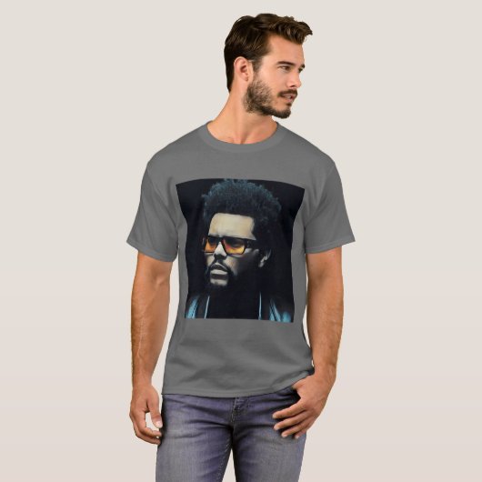 The Weeknd retro Tシャツ (正面フル)