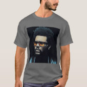 The Weeknd retro Tシャツ (正面)