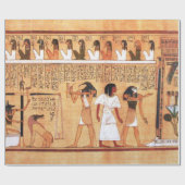 The Weighing Of The Heart Against Maat's Feather ラッピングペーパー (フラット)