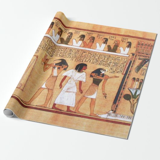 The Weighing Of The Heart Against Maat's Feather ラッピングペーパー (アンロールド)