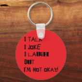 The Weight of Laughter – Mental Health Awareness キーホルダー (正面)